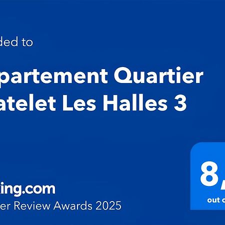Appartement Quartier Chatelet Les Halles 3 Free Netflix Paris Extérieur photo